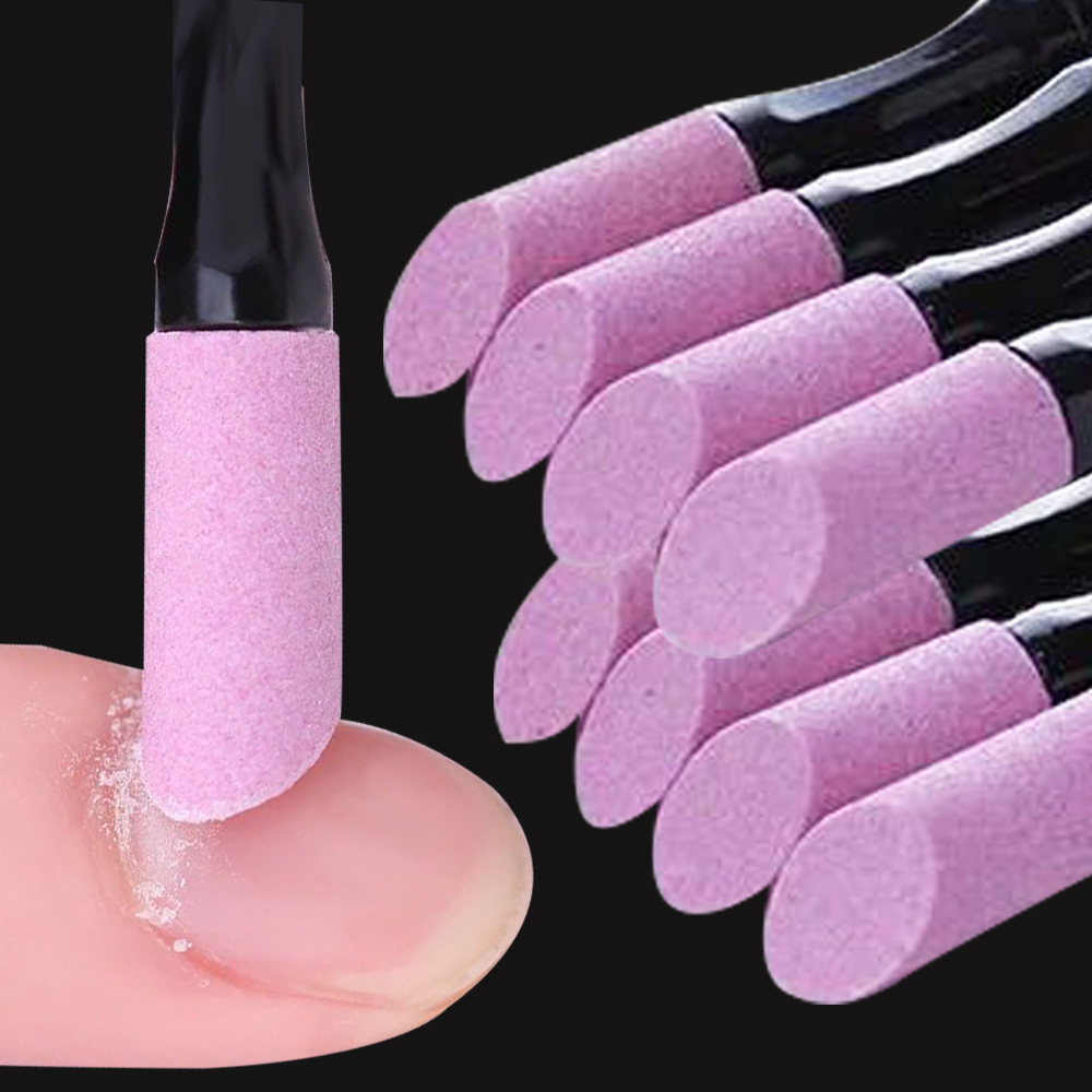 Nail File Titanium - Nail File Cuticle Stone Pusher Nails