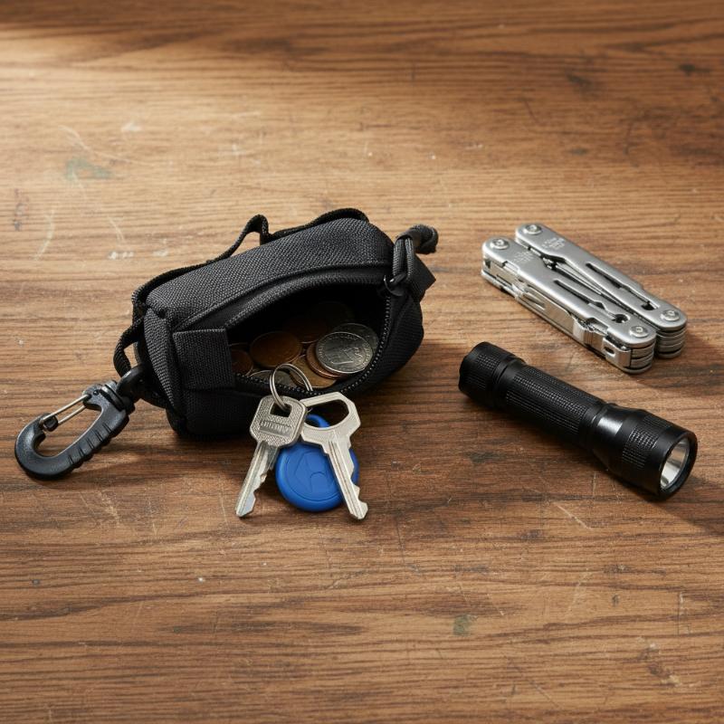 Outdoor EDC Pouch, Zipper Key  - đánh giá và giá Edc Carry Case