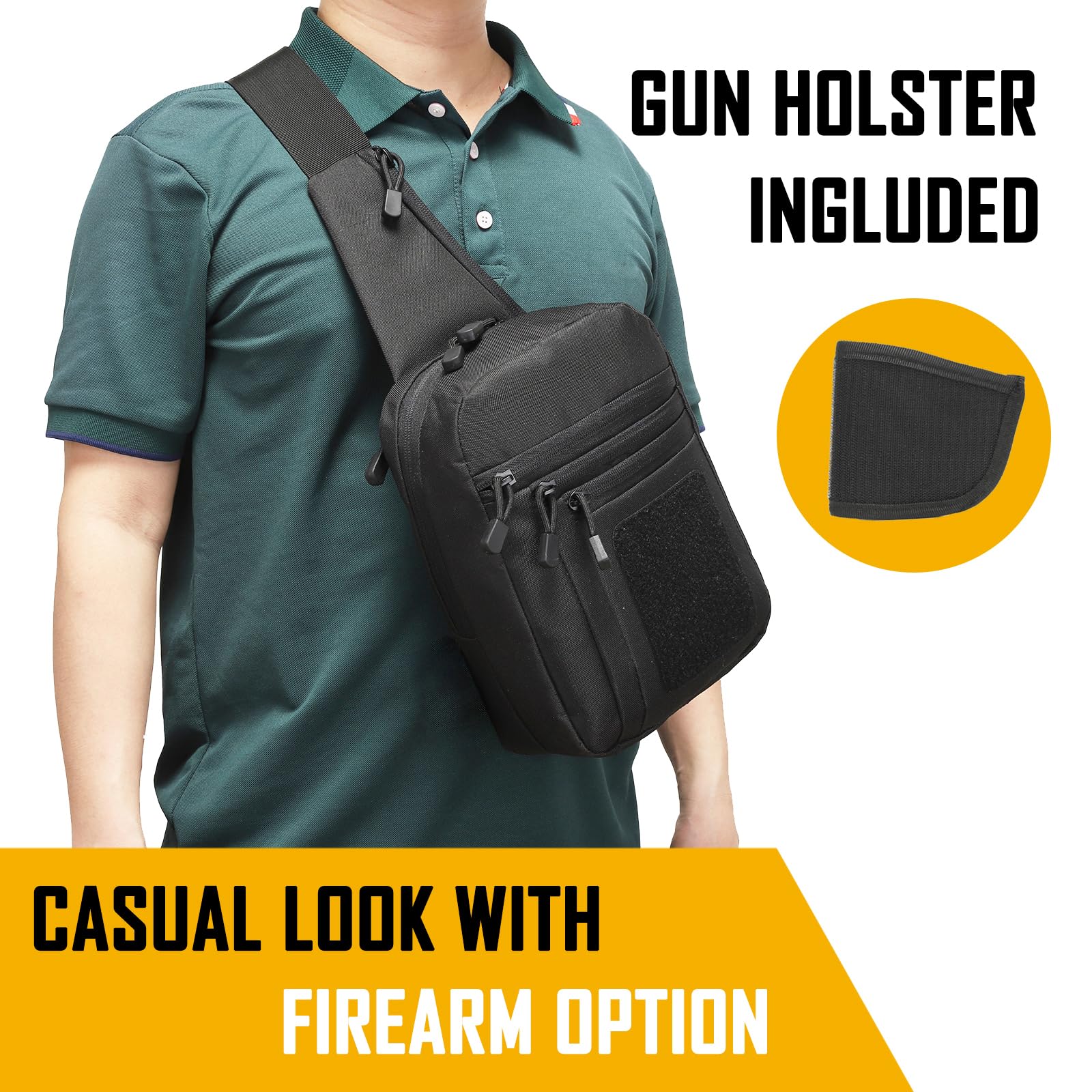 Concealed Carry Crossbody Bag  - đánh giá và giá Edc Carry Gun
