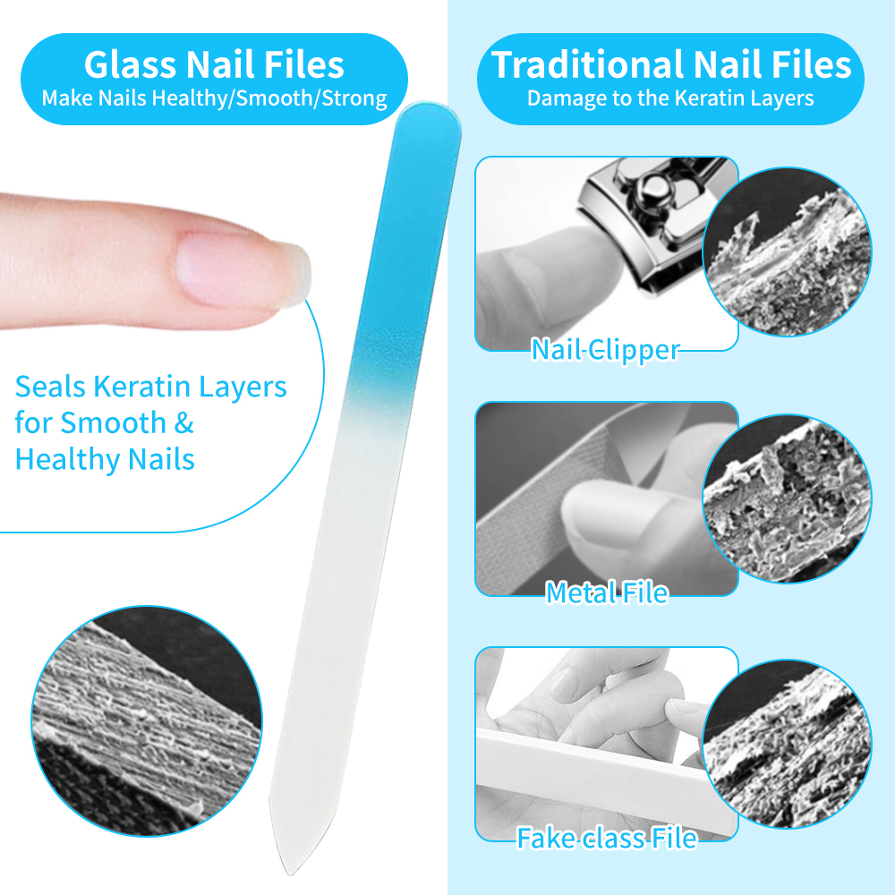 1PC Crystal Glass Nail File fo - đánh giá và giá Nail File Titanium