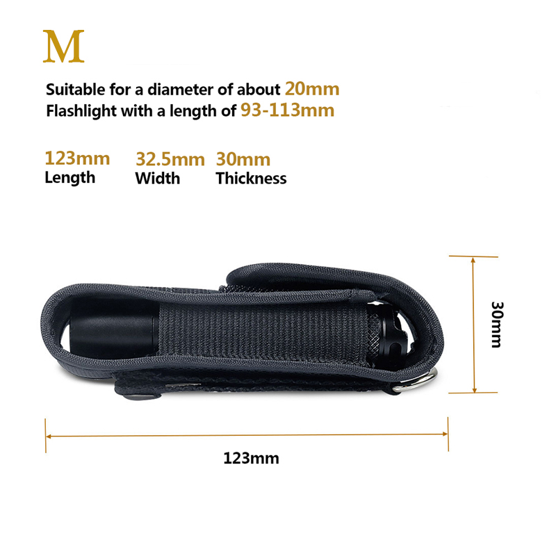 Chiến Thuật Molle Đèn Pin Túi  - đánh giá và giá Edc Carry Case