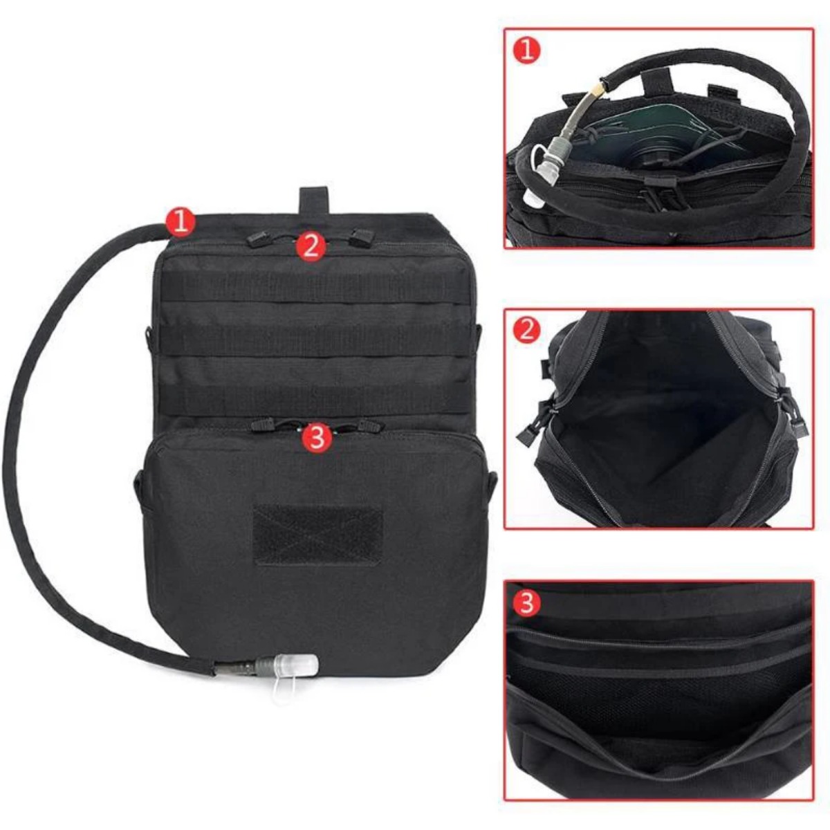Outdoor Molle Bag Camping Hydr - đánh giá và giá Edc Carry Case