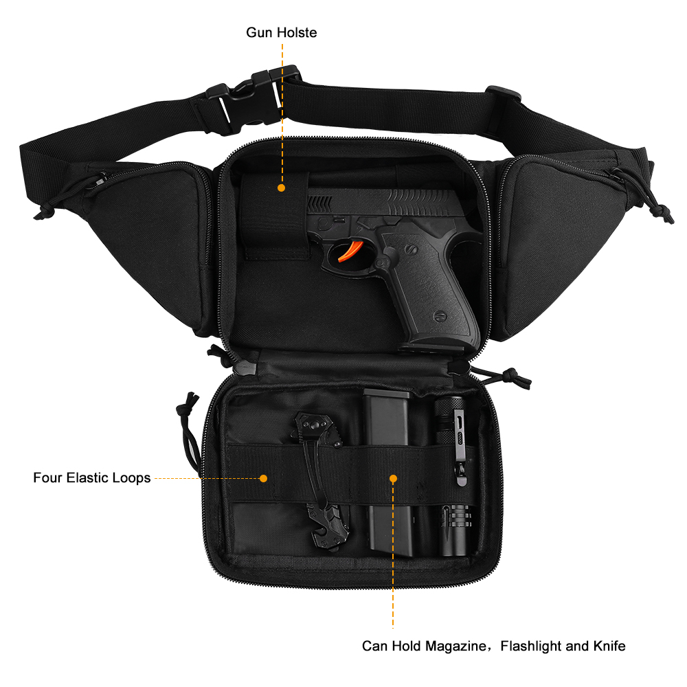 Hunting waist bag, waist belt, - đánh giá và giá Edc Concealed Carry Belt