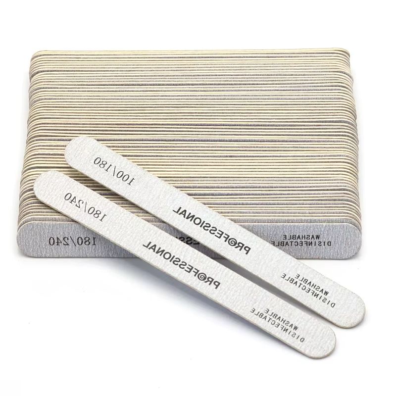 100pcs Wooden Nail File Profes - đánh giá và giá Nail File Titanium